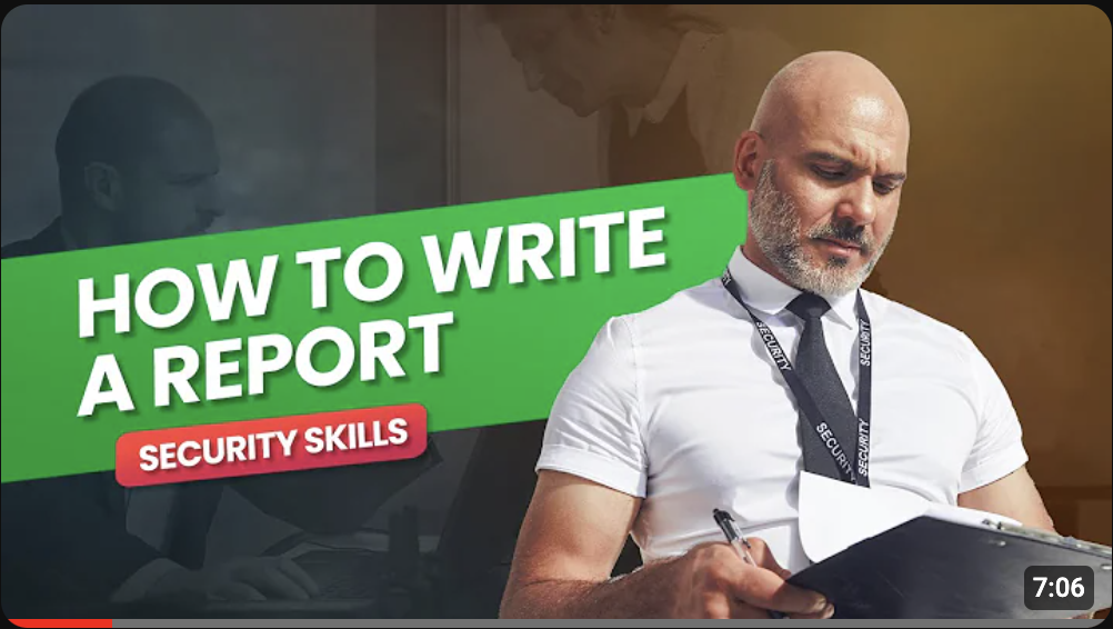 thumbnail for video: "How to Write a Report | Essential Reporting Skills for Security Professionals"